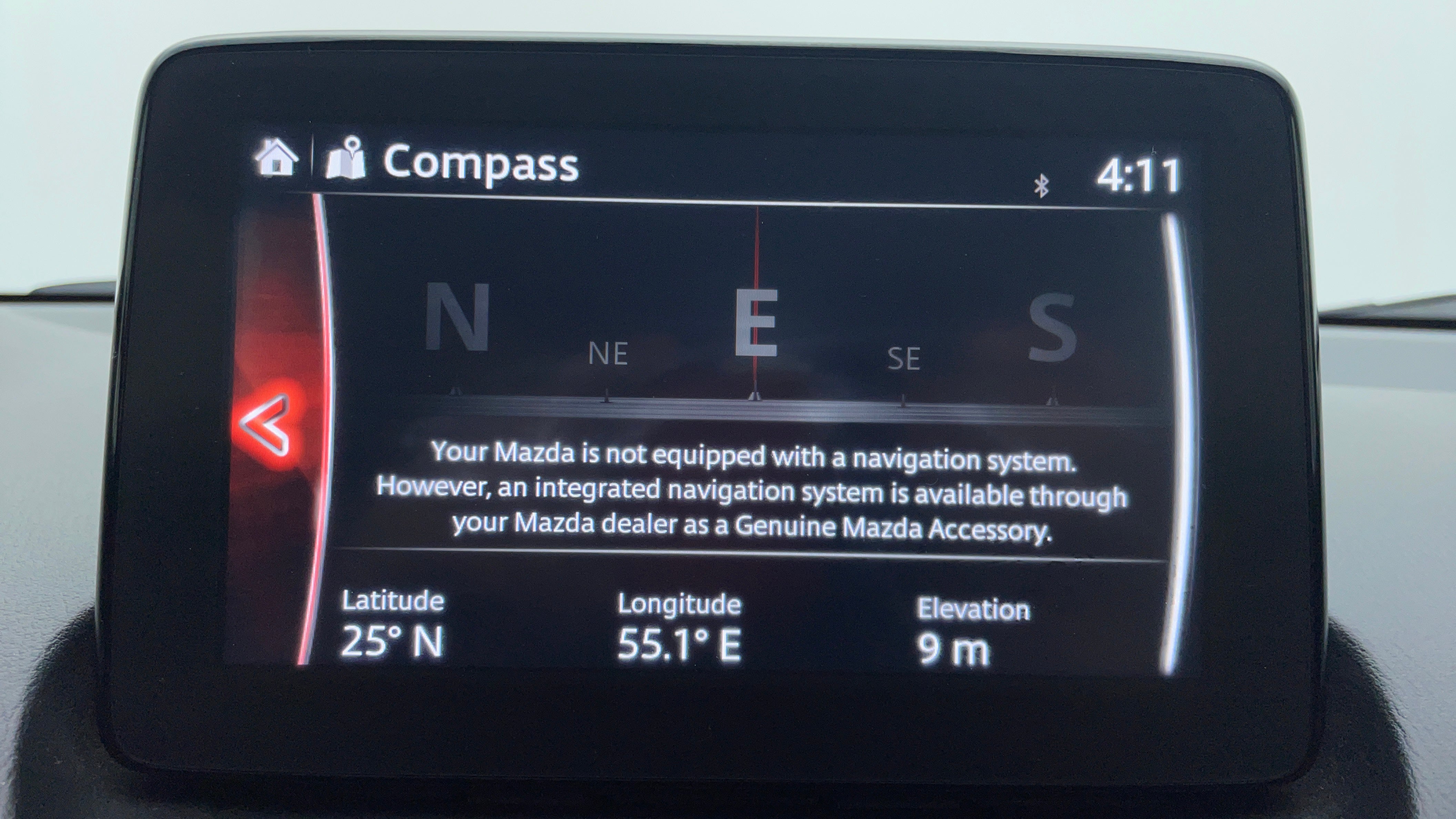 Mazda CX 3-GPS Navigation System  Not working