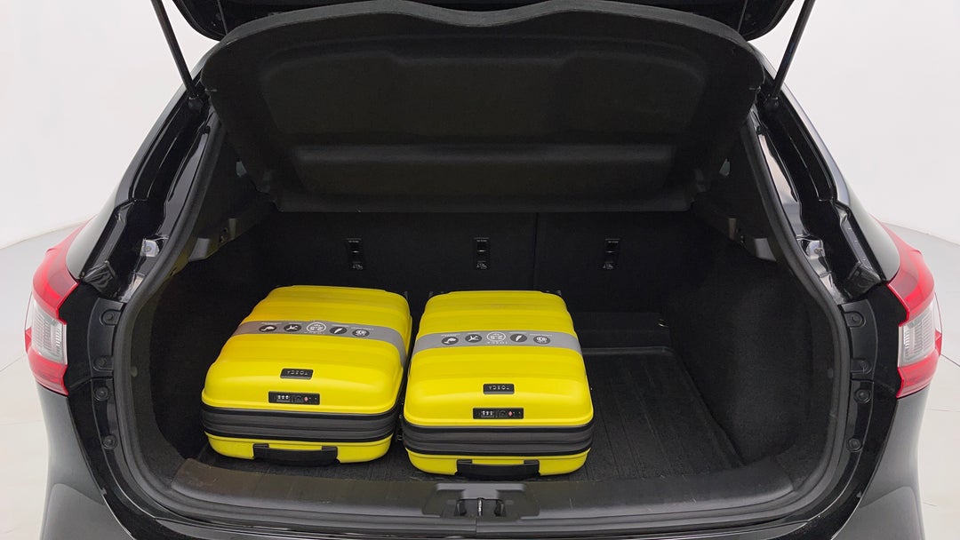 Boot Inside View with Luggage