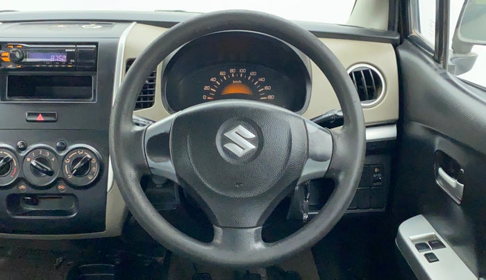 2014 Maruti Wagon R 1.0 LXI, Petrol, Manual, Steering Wheel Close Up