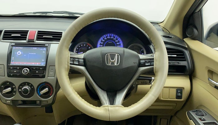 2013 Honda City 1.5L I-VTEC V MT SUNROOF, Petrol, Manual, 1,24,116 km, Steering Wheel Close Up