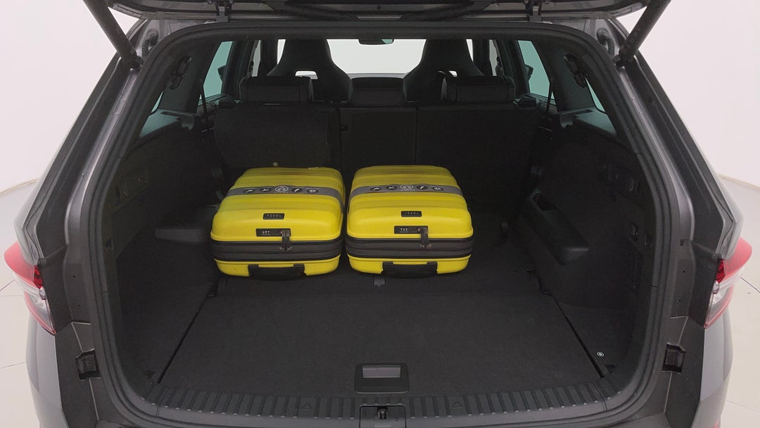 Boot Inside View with Luggage