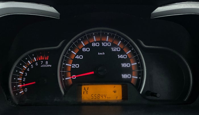 2015 Maruti Alto K10 VXI AMT, Petrol, Automatic, 55,844 km, Odometer Image