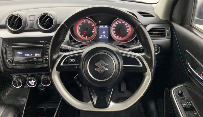 2018 Maruti Swift ZXI AMT, Petrol, Automatic, 1,06,179 km, Steering Wheel Close Up