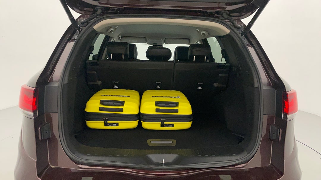 Boot Inside View with Luggage