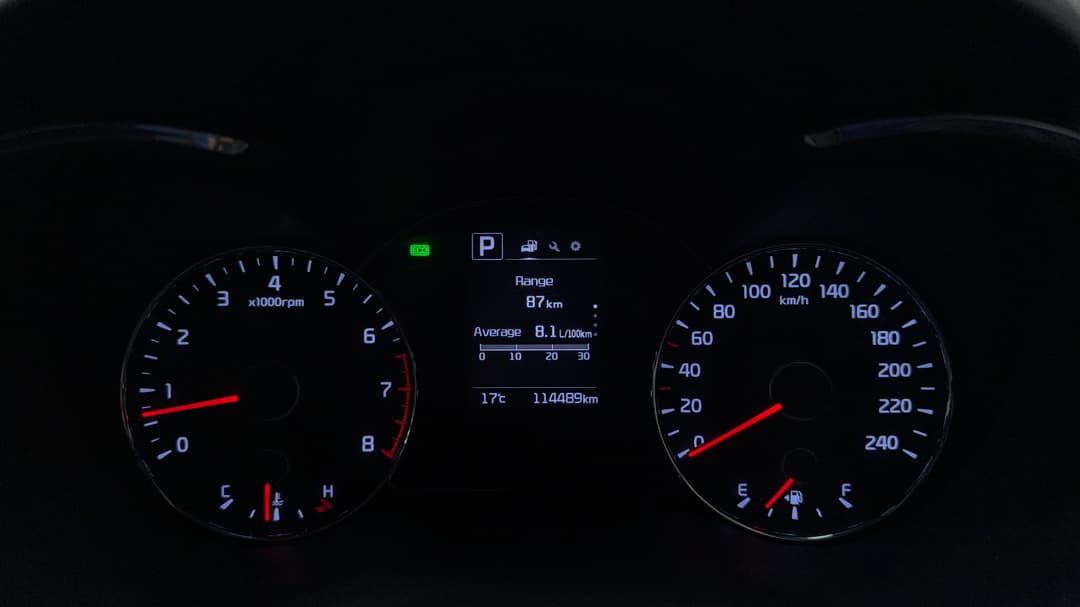 2018 Kia Cerato Sport, Automatic, 114489 km, Odometer View