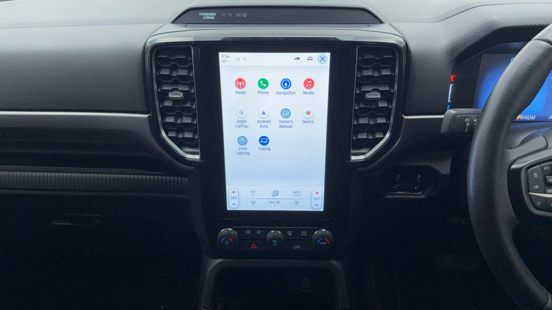 2023 Ford Ranger Sport 3.0 (4x4), Automatic, 40596 km, Center Console