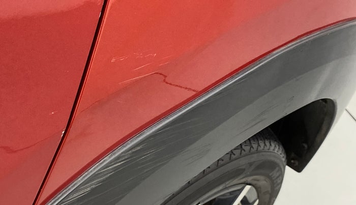 2018 Mahindra KUV 100 NXT K8 P 6 STR DUAL TONE, Petrol, Manual, 45,003 km, Left quarter panel - Minor scratches