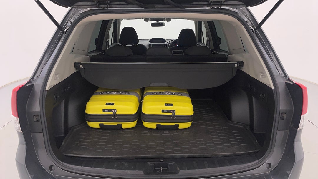 Boot Inside View with Luggage