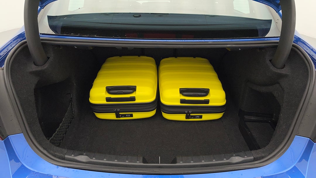 Boot Inside View with Luggage