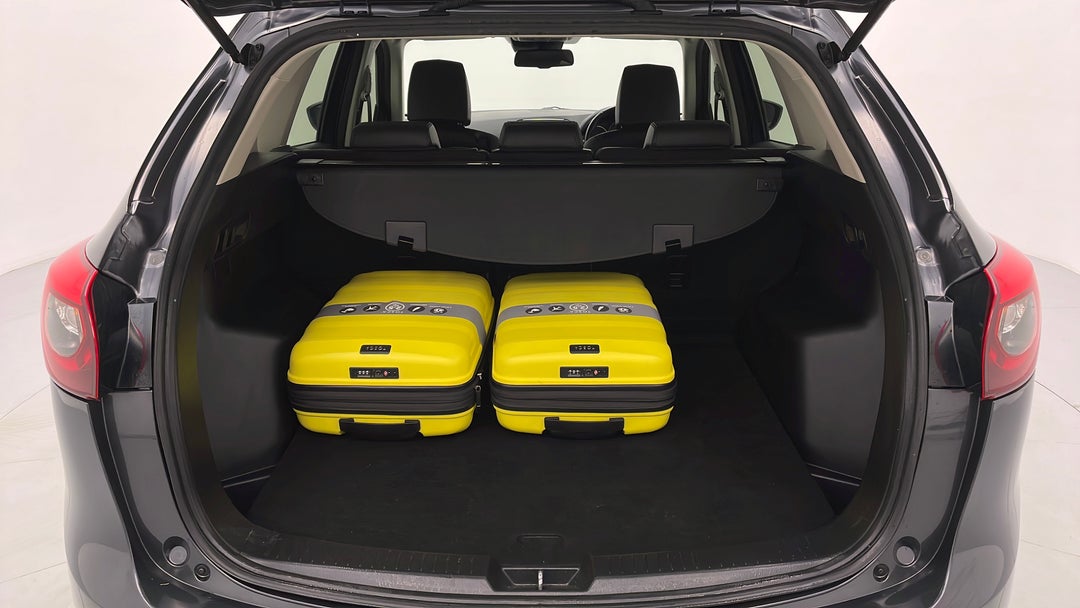 Boot Inside View with Luggage