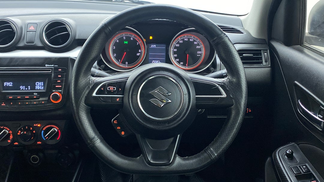 Steering Wheel Close Up