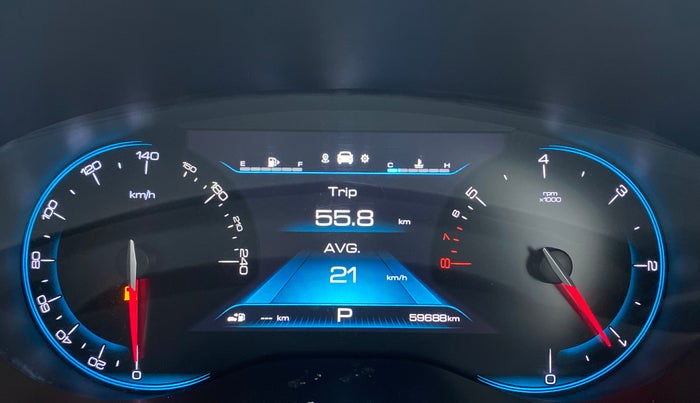 2020 MG HECTOR PLUS SHARP DCT, Petrol, Automatic, 59,688 km, Odometer Image