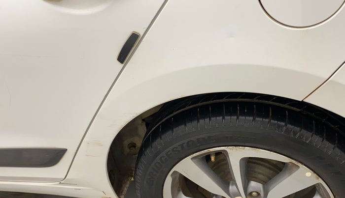 2016 Hyundai Elite i20 ASTA 1.2 (O), Petrol, Manual, 1,01,383 km, Left quarter panel - Minor scratches