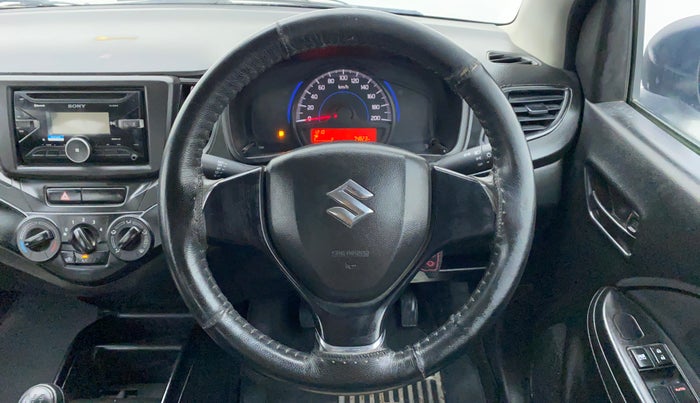 2018 Maruti Baleno SIGMA 1.2 K12, Petrol, Manual, 75,340 km, Steering Wheel Close Up