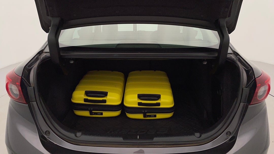 Boot Inside View with Luggage