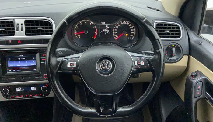 2016 Volkswagen Ameo HIGHLINE 1.2, Petrol, Manual, 64,500 km, Steering Wheel Close Up
