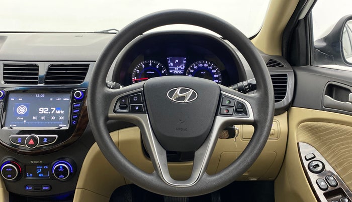 2016 Hyundai Verna FLUIDIC 1.6 VTVT SX AT, Petrol, Automatic, 29,406 km, Steering Wheel Close Up