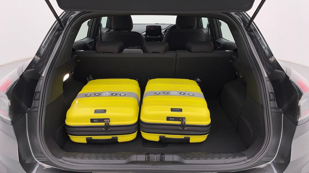 Boot Inside View with Luggage