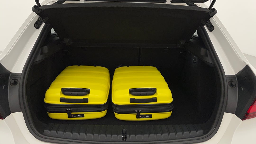 Boot Inside View with Luggage