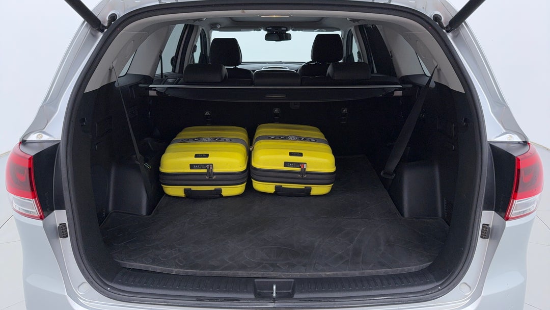 Boot Inside View with Luggage