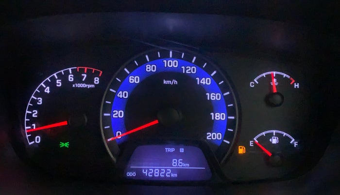 2015 Hyundai Xcent BASE 1.2, Petrol, Manual, 42,895 km, Odometer Image