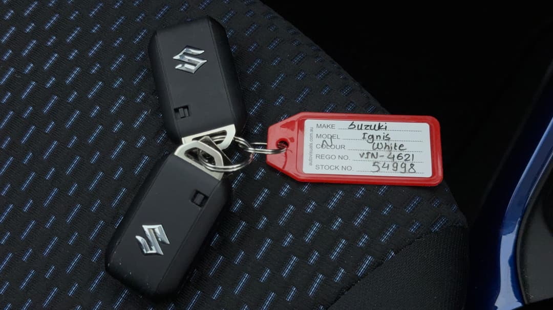2021 Suzuki Ignis Glx, Automatic, 6307 km, Key Close-up
