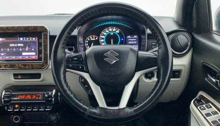 2018 Maruti IGNIS ALPHA 1.2 AMT, Petrol, Automatic, 6,380 km, Steering Wheel Close Up