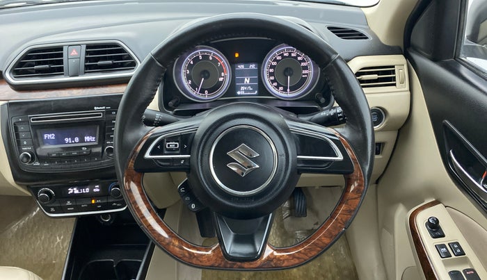 2017 Maruti Dzire ZXI AMT, Petrol, Automatic, 35,417 km, Steering Wheel Close Up