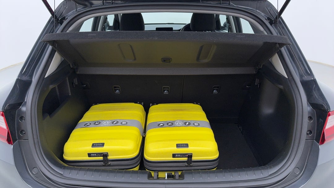 Boot Inside View with Luggage