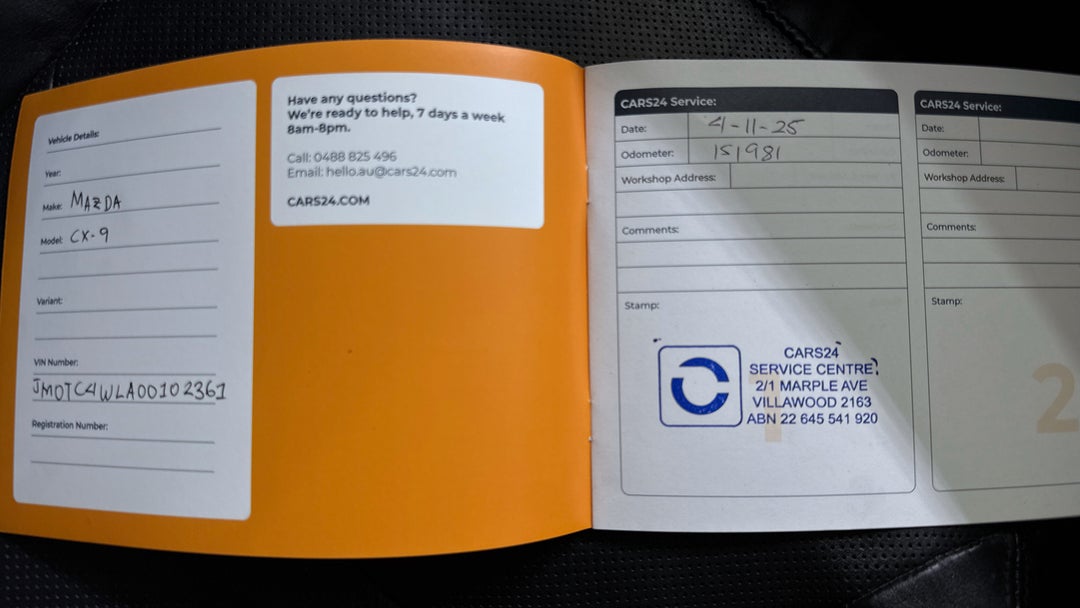 2016 Mazda CX-9 Azami (AWD), Automatic, 151981 km, Service History