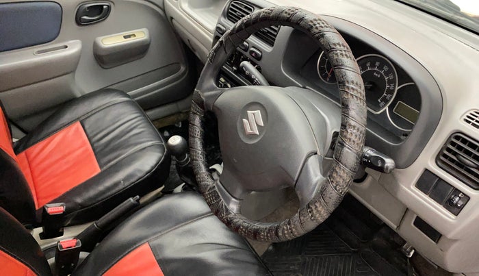 2013 Maruti Alto K10 VXI, Petrol, Manual, 3,870 km, Steering wheel - Steering cover is minor torn