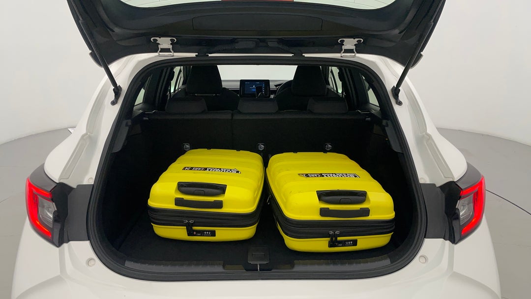 Boot Inside View with Luggage