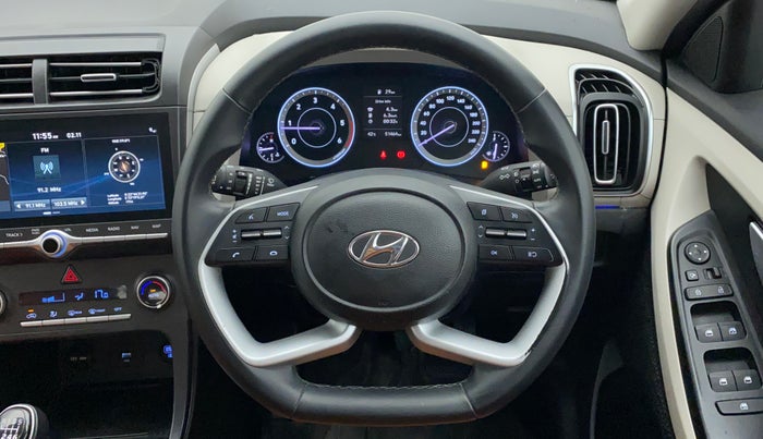 2021 Hyundai Creta SX 1.5 DIESEL, Diesel, Manual, 51,463 km, Steering Wheel Close Up