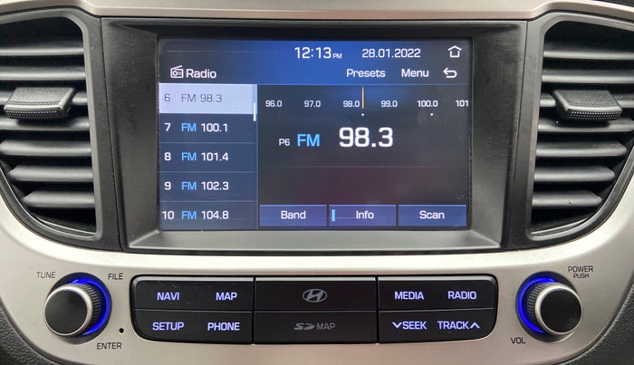 2018 Hyundai Verna 1.6 SX VTVT, Petrol, Manual, 26,922 km, Infotainment System