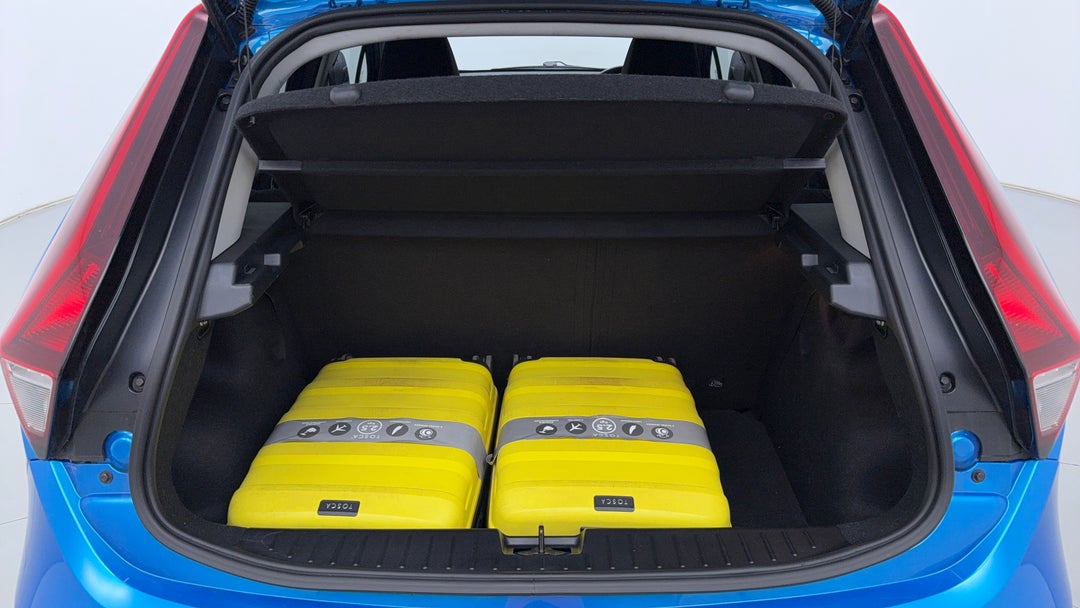 Boot Inside View with Luggage