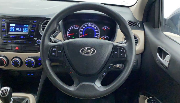 2016 Hyundai Grand i10 SPORTZ 1.2 KAPPA VTVT, Petrol, Manual, 72,978 km, Steering Wheel Close Up