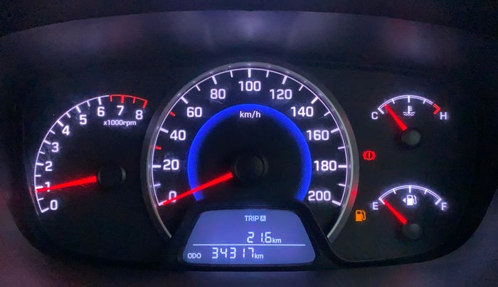 2014 Hyundai Grand i10 MAGNA 1.2 KAPPA VTVT, Petrol, Manual, 34,297 km, Odometer View