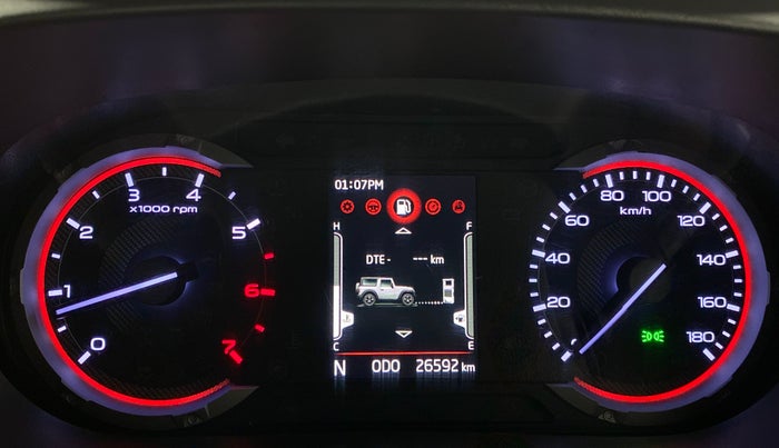 2021 Mahindra Thar LX HT PETROL 4WD MT, Petrol, Manual, 26,591 km, Odometer Image