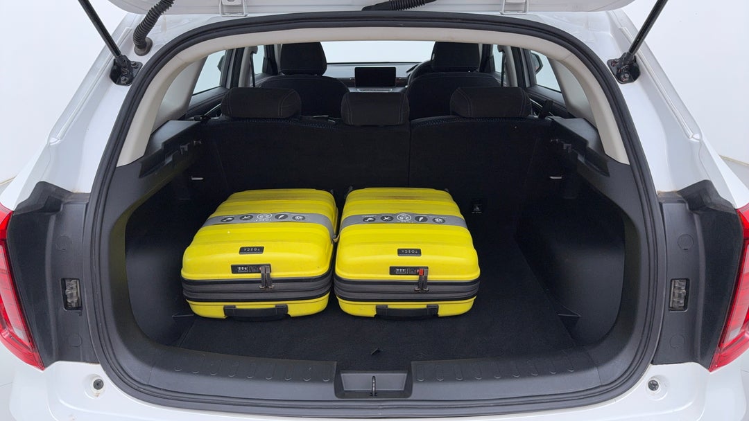 Boot Inside View with Luggage