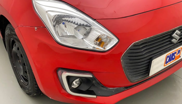 2018 Maruti Swift VXI, Petrol, Manual, 74,371 km, Front bumper - Paint has minor damage