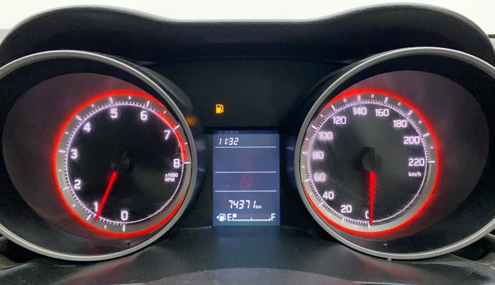 2018 Maruti Swift VXI, Petrol, Manual, 74,371 km, Odometer Image