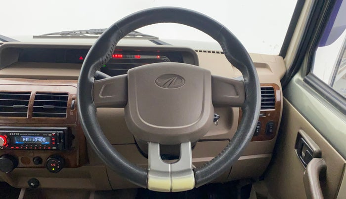 2012 Mahindra Bolero SLX BS IV, Diesel, Manual, 76,918 km, Steering Wheel Close Up