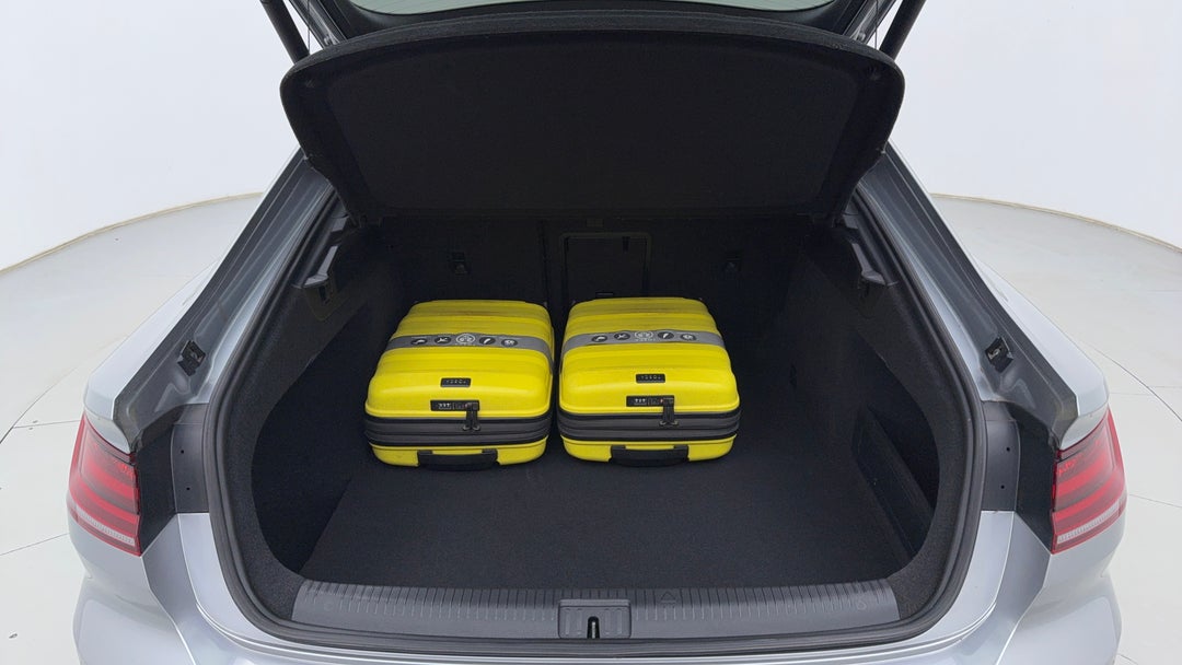 Boot Inside View with Luggage