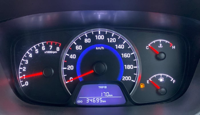 2015 Hyundai Grand i10 SPORTZ 1.2 KAPPA VTVT, Petrol, Manual, 34,679 km, Odometer Image
