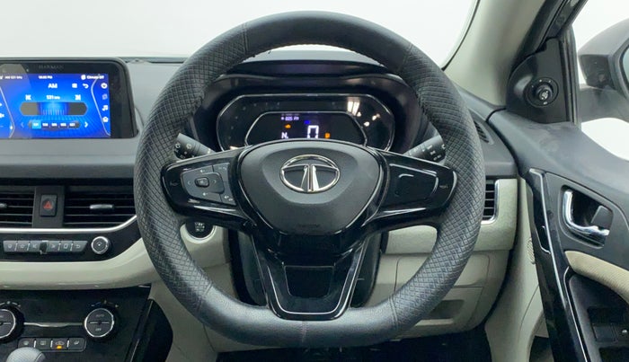 2021 Tata NEXON XZA + 1.2 PETROL A/T, Petrol, Automatic, 12,654 km, Steering Wheel Close Up