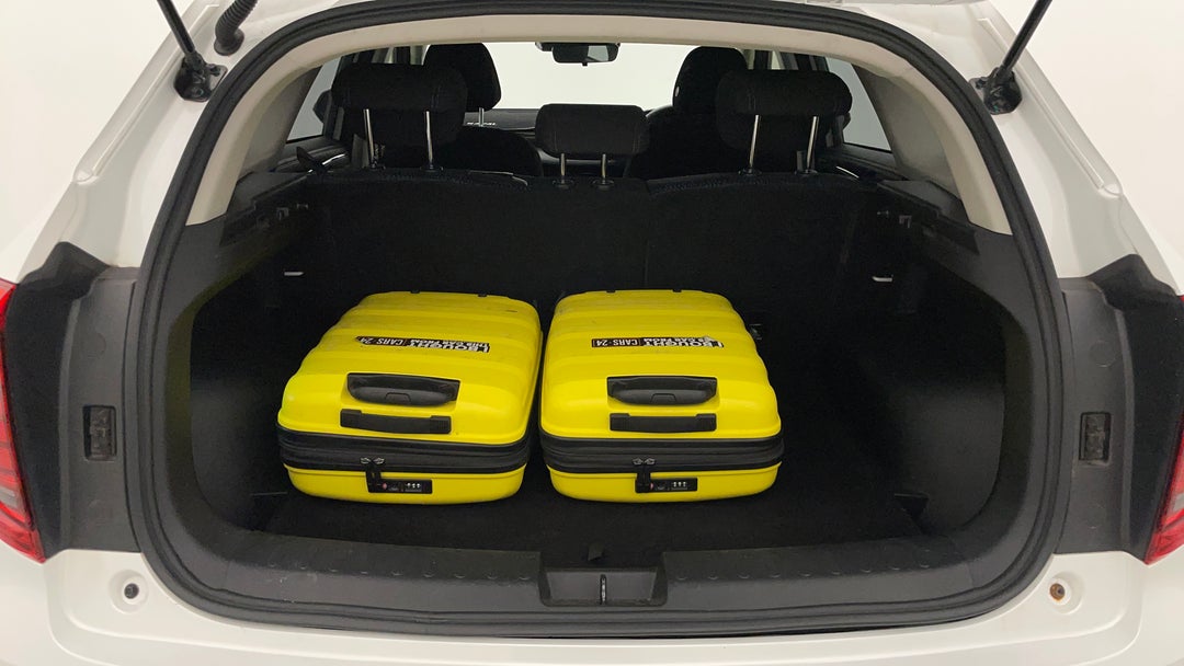 Boot Inside View with Luggage