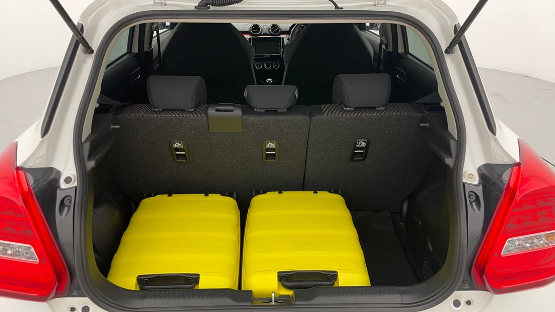 2022 Suzuki Swift Sport Navi Turbo, Manual, 48496 km, Boot Inside View with Luggage