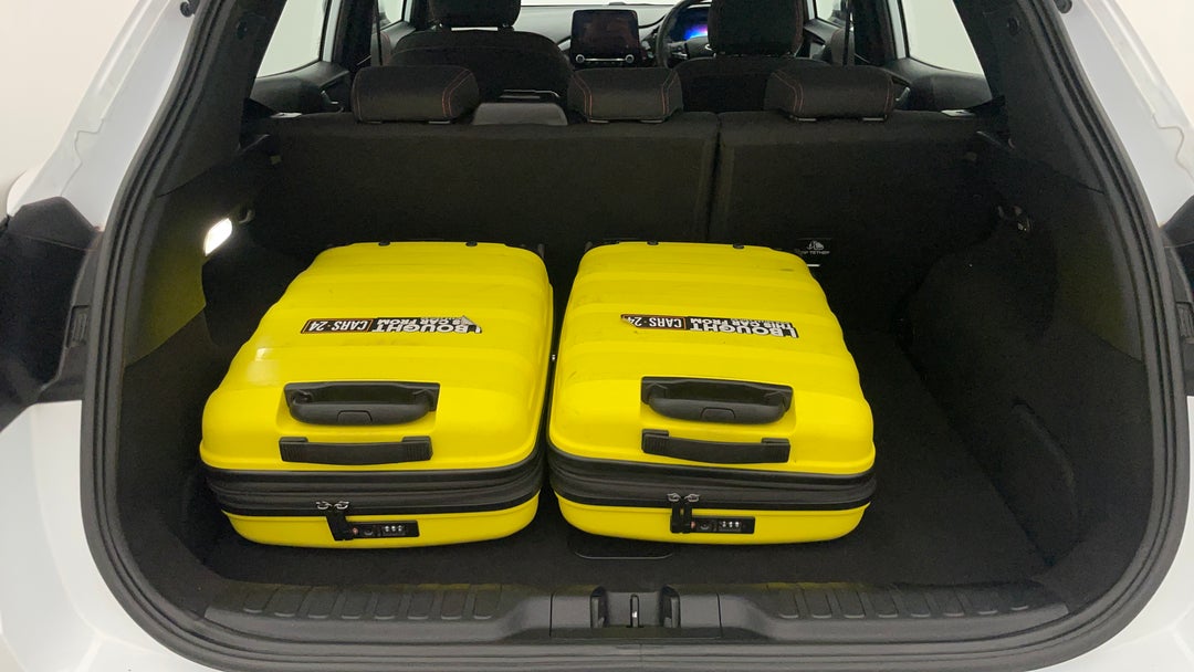 Boot Inside View with Luggage