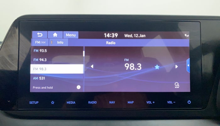 2020 Hyundai NEW I20 ASTA (O) 1.0 TURBO GDI DCT, Petrol, Automatic, 2,123 km, Touchscreen Infotainment System