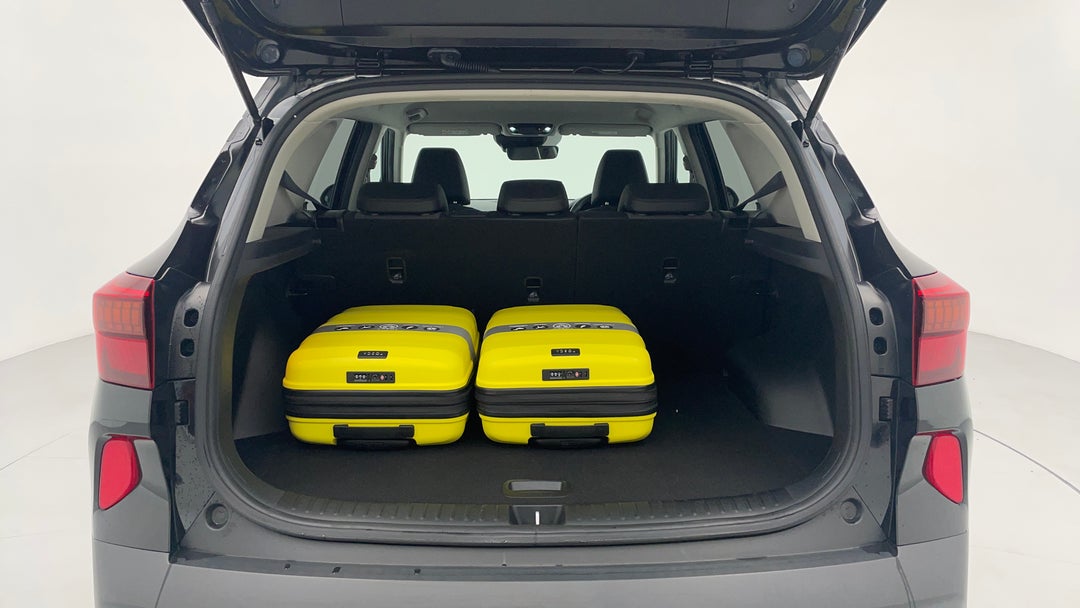 Boot Inside View with Luggage